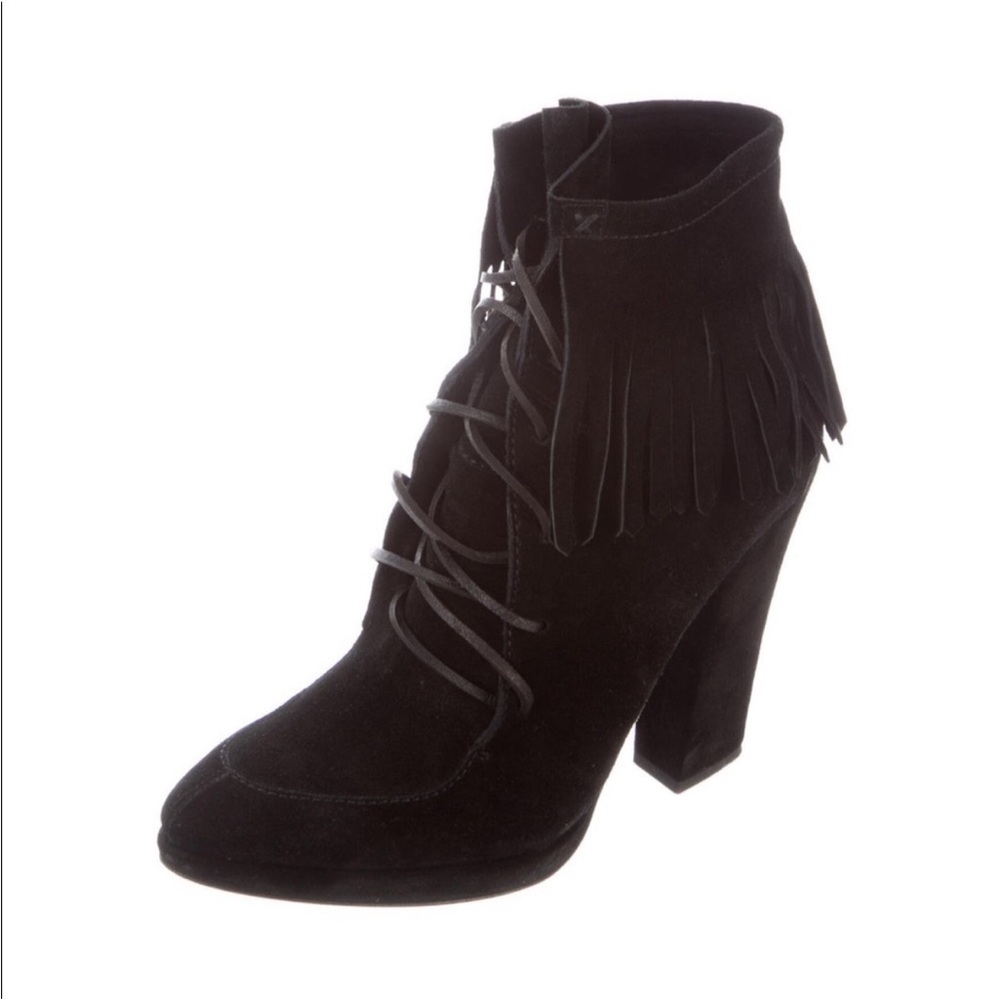 Giuseppe Zanotti Suede Ankle Lace-Up Boots
